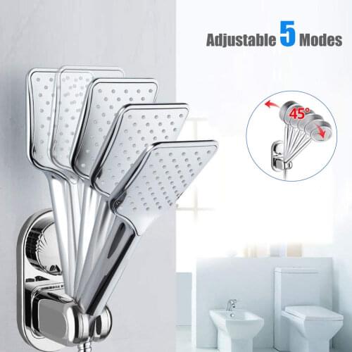 New Arrival Shower Head Holder Wall Mounted Shower Holder Bathroom Accessory 7-Speed Adjustable Shower Bracket Easy To Use CSV