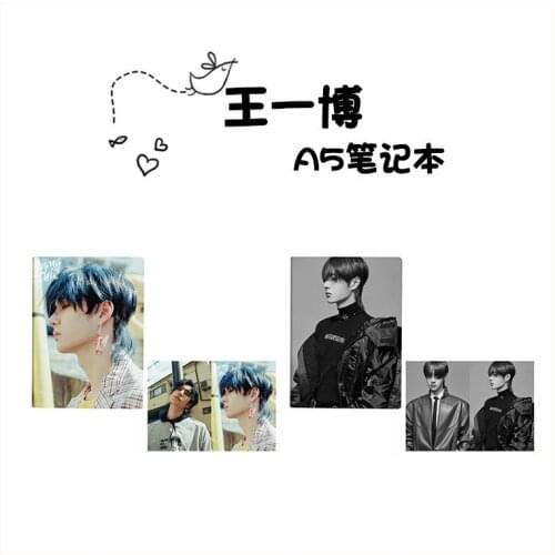 Wang Yibo A-side Life Against The Wind Youth Chen Qingling Plastic Case Student Notebook Creative Stationery Star Peripheral