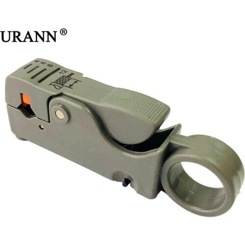 URANN ABS Wire Stripper Coaxial Cable Stripping Pliers Decrustation Wire Cable Tools Stripper Insulated Electrical Straight