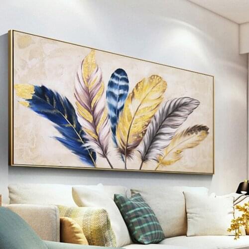 Diy 5D large diamond mosaic abstract feather diamond painting cross stitch 3d embroidery sale full square round drill home decor