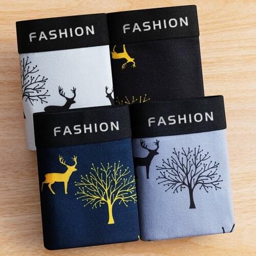 4pcs/Lot Mens Panties Cotton Male Underpants Man Pack Shorts Boxer Underwear Slip Homme Calzoncillos Boxershorts Plus Size 4XL