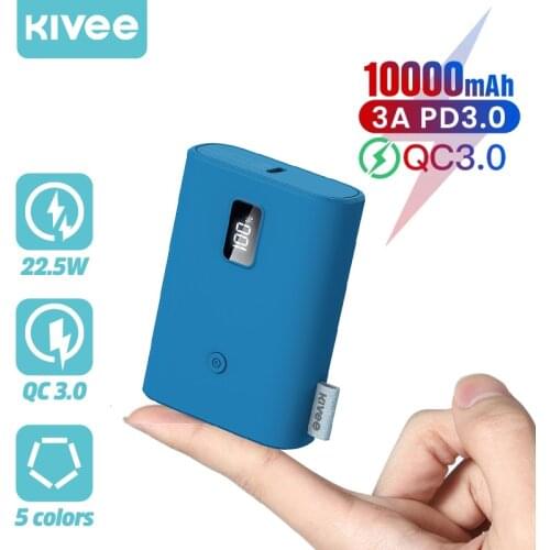 PD 20W 10000mAh Power Bank Portable Charging External Battery Fast Charger 10000 mAh Power bank For iPhone 12 pro Xiaomi Redmi 8