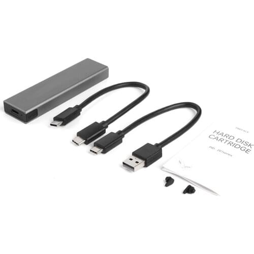 USB3.1 Type C External Enclosure for NGFF M.2 SATA for NVME PCIE M/B Key Hard Drive Disk Mobile Box SSD Case