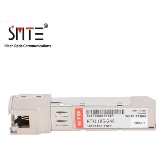 WTD RTXL185-240 1000BASE-T RJ45 SFP Fiber Optical Module