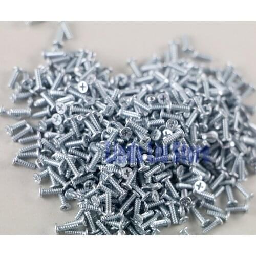 1200pcs/lot Silver housing Philips Head Screws Set for PS Vita PSV 2000 Game Console Shell for PSVITA PSV 2000