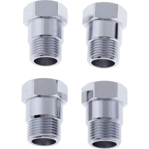 4x O2 Qxygen Sensor Test Pipe Extension Extender Adapter Spacer M18x1.5 Bung