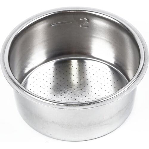 51mm Stainless Steel Non Pressurized Filter Basket For Breville Delonghi Filter Krups Coffee Products Kitchen Accessories