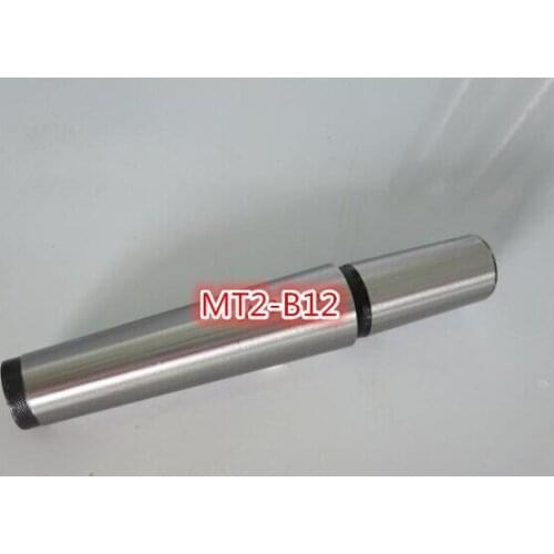 Free Shipping 1PCS Drill Sleeve MT2 to B12 Morse Taper Shank Drill Chuck Arbor Lathe Machine Capacity 1-10mm End Thread