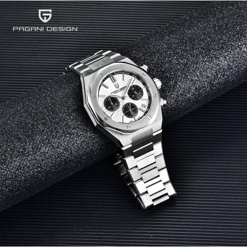 2021 Pagani Design Fashion Sports Mens Quartz Watches 200m Waterproof Stainless Steel Japanese VK63 Movement Watch Reloj Hombre