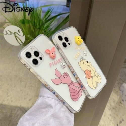 Disney Winnie the Pooh cartoon phone cover for iPhone12pro/11promax/se/xs/xr/7/8/7plus couple phone cover zz0630
