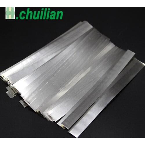 Chuilian 0.2mm Thickness X 100mm 99.96% N6 Pure Nickel Plate Strap Strip Sheets for 18650 Battery Spot Welding Machin