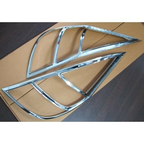 For Hyundai i30 & CW 2007-2009 ABS Chrome Rear headlight Lamp Cover 2pcs