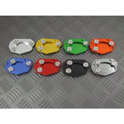 For KAWASAKI Z1000 Z1000SX (NINJA 1000) 2010-2014 CNC Aluminum Motorcycle Side Stand Plate Kickstand Extension Pad Enlarger
