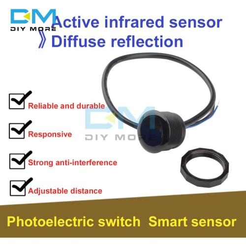 Active Reflection Infrared Sensor Industrial Intelligent Sensor Switch Photoelectric Human Distance Measurement Motion Sensor