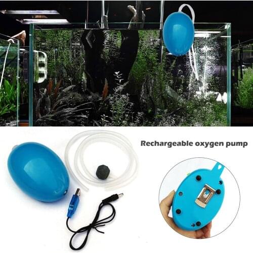 Small Aeration Pump Charging Fish Tank Air Oxygen Pump AC DC Aeration Pump For Fishing Live Transport Temporary Power Outages