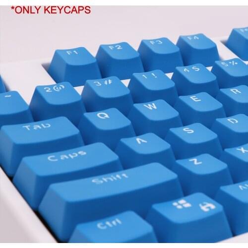 Mechanical Keyboard Keycaps Dark Blue OEM Profile Height 104 Keys for 60% 68% 80% 104 Keyboard Anne Pro 2 GK61 SK61 PC Game