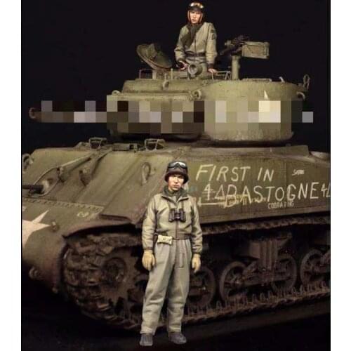 1:35 resin soldier model two American tank soldiers of World War II
