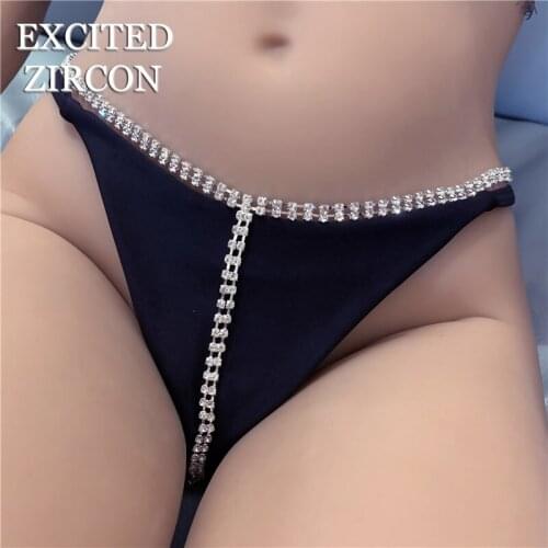 Fashion exquisite and simple womens body chain waist chain romantic sexy bikini underwear waist chain Valentines Day gift