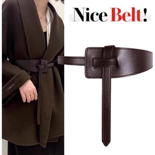 Fashion belts for women luxury designer brand Womens leather belt obi belt corset waist belt Coat dress decoration accessories