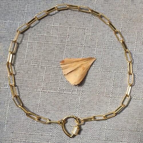 2020 new styles pendant buckle necklace man punk trendy handmade short neck jewelry daily wear stackable women fashion choker