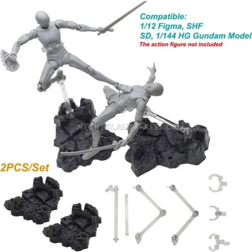 Compatible Tamashii Rock EFFECT Stand Holder Model Kamen Rider SHF Action Figure Toys Scenes Accessories Gundam HG 1/144 Model