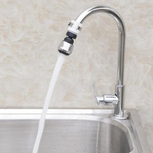 2Pcs Water Faucets Professional Plastic Stable Water Saving 360 Degree Swivel Faucet Nozzles for Home Faucet Replacement Parts