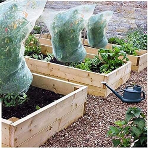 Garden Vegetable Insect Net Cover Plant Flower Barrier Mesh Bird Insect Pest Prevention Control Mesh Reusable Net Bag
