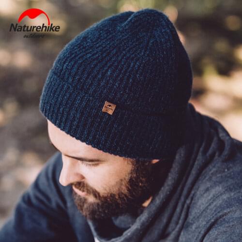 Naturehike hiking caps Winter Knitted Wool Hat man women Outdoor Keep warm in winter sports Thick camping hiking Hats