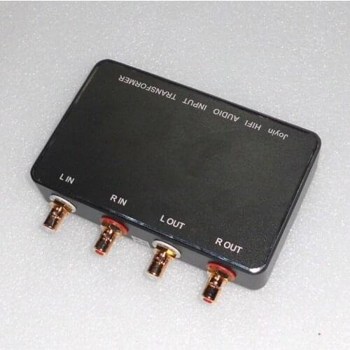 Low distortion wide frequency response 10K: 40K boosted audio signal passive front stage single crystal copper transformer