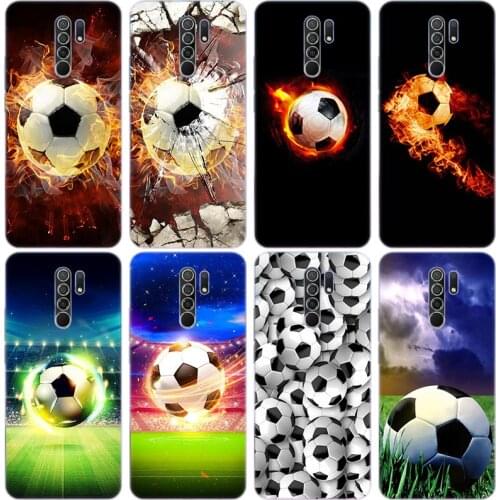 Football soccer field Silicone Phone Case for Xiaomi Redmi Note 9 Pro Max 9S 8T 8 8A 9 9A T 9C K30 Ultra K30i 10X Pro Soft Cover