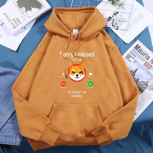 Sorry I Missed You Call Shiba Inu Print Man Hoodies Cool Essentials Hoodie Oversized Sweatshirt Vogue Vintage Mens Outerwear