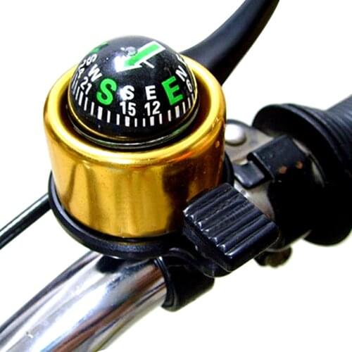 Aluminum Alloy Bike Bells Cycling Ring Outdoor Mountain Bike Compass Bell Cycling Horn Bicycle Bell With Compass Cycle Bell Ring