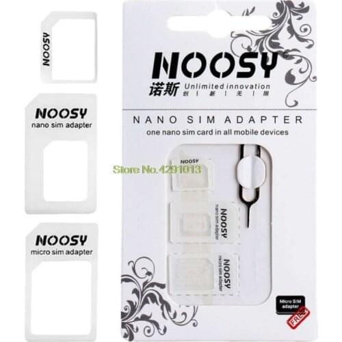 4 in 1 Convert Nano SIM Card to Micro Standard Adapter For iPhone for Samsung 4G LTE USB Wireless Router Drop Shipping Support