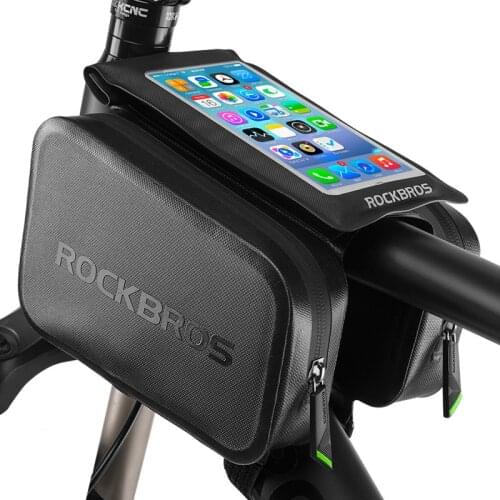 6inch Phone Bag for Cycling Bike Accessories Waterproof Rainproof Touch Screen MTB Pouch 2018 New Arrival Rockbros Bicycle Bags