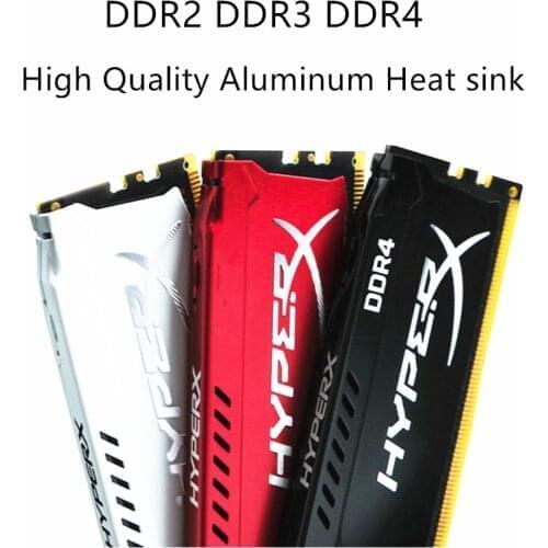 2pcs Fury Hyper Memory Heat Sink PC Memory Aluminum Heat Sink Memory Clip RAM Heat Sink Aluminum