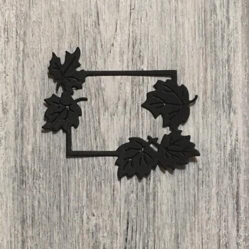 ArtScrap Mini frame with leaves For Metal Cutting Stencils Scrapbooking Card Decorative Craft Embossing Die Cuts | Art: 272