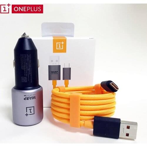 One Plus Warp Charge 30 Car Charger 30W 5V/6A Warp Charge 6A 100CM Usb Mclaren cable for oneplus 7 7t pro 6t 6 5t 5 3t 3