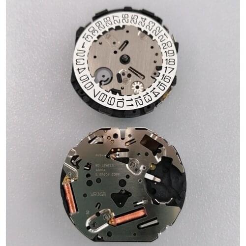 Watch movement accessories new Japan VR3GA movement six - pin three - point calendar movement without battery