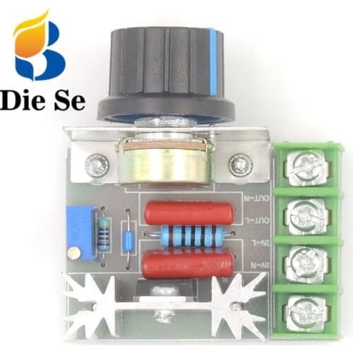 Electrical Voltage Regulator Variable Transformer AC220V 25A Knob Continuously Variable Adapter for Lights Brightness Control