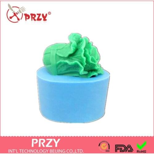 Soap Mold Cake Decoration Mold Handmade Soap Mold Sell Hot DIY Cabbage Vegetables Modelling Silicon Aroma Stone Moulds PRZY