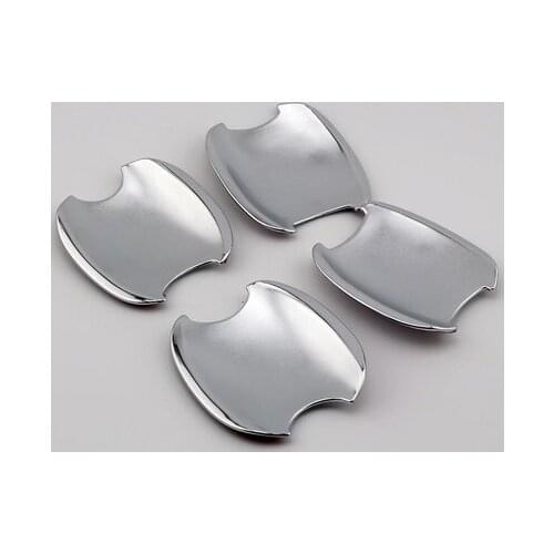 FUNDUOO For Honda Civic 2012 2013 2014 New Chrome Door Handle Cup Bowl Covers trim Car Styling Car Accessories