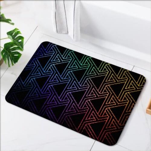 Geometric Kitchen Carpet for living Room Modern Area Rugs Soft Plush Kitchen Mat Doormat Bath Mat Door Mats Floor Rug Hallway