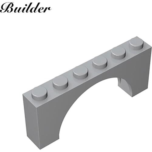 Building Blocks 15254 3307 Brick Arch 1x6x2 Raised Brick DIY Parts 10PCS Compatible All Brands Assembles Education Children Toy