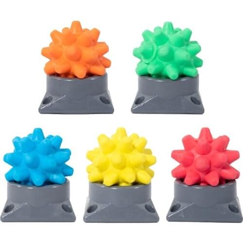 Muscle Relaxation Hedgehog Massage Ball with Trigger Point Foot Massager Portable Acupoint Fascia Ball with Base