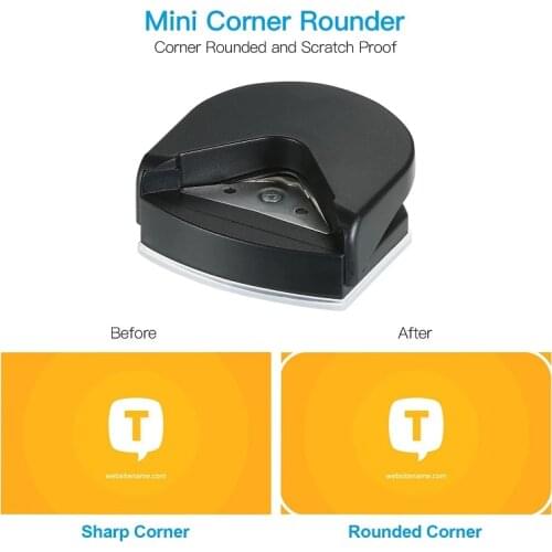 Mini Portable Corner Rounder Punch Round Corner Paper Trimmer Cutter For Card Photo Stamps Invitations Stationery Dropshipping