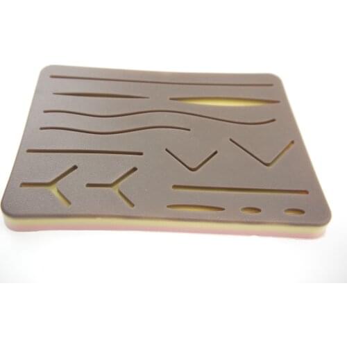 Dark skin suture model silicone wound shape suture practice educational model