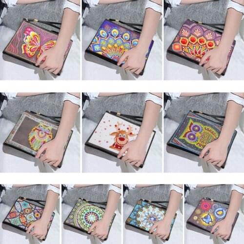 2021 New DIY Special Shaped Diamond Painting Bracelet Wallet Embroidery Cross Stitch Bag