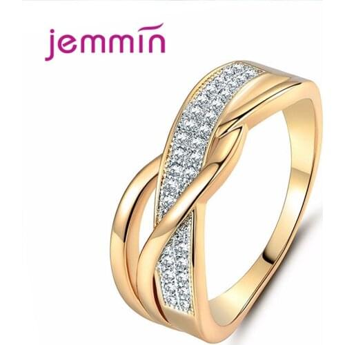 New Korean Style Design Women Rings 925 Sterling Silver Metal Knuckle Rings Trendy Rhinestone Wedding Bijoux High Quality