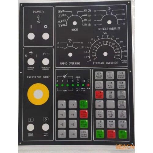 Operation panel button film CNC machine tool CNC panel switch button film