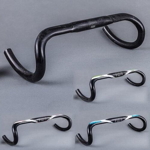 FCFB UD Carbon Fibre Road Handlebar drop 125mm reach 80mm 31.8*400/420/440mm Bicycle Parts Road Handle bar Bent Bar